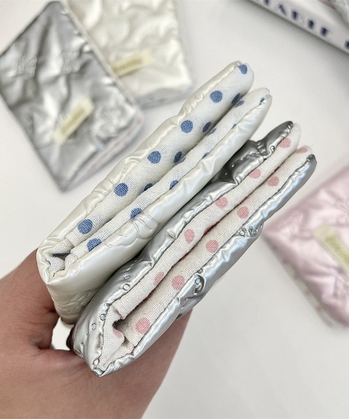 SHEPP（シープ）の「リボンパスポートケース（パスポートケース・レディース・シルバー/ピンク/ホワイト・F）」の7枚目の写真