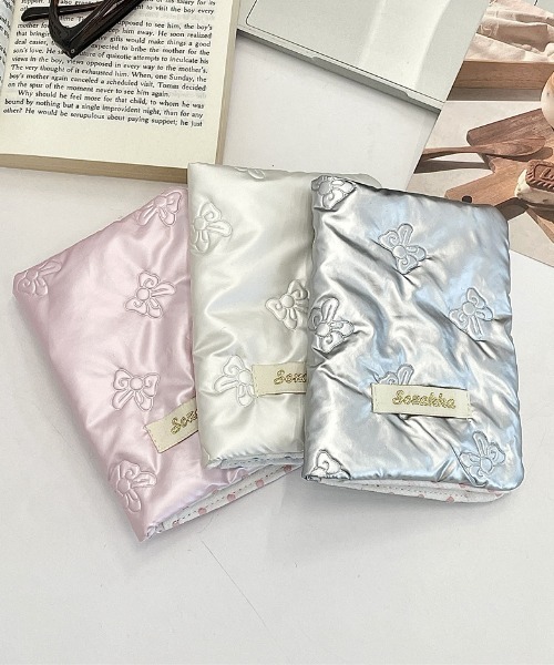 SHEPP（シープ）の「リボンパスポートケース（パスポートケース・レディース・シルバー/ピンク/ホワイト・F）」の8枚目の写真