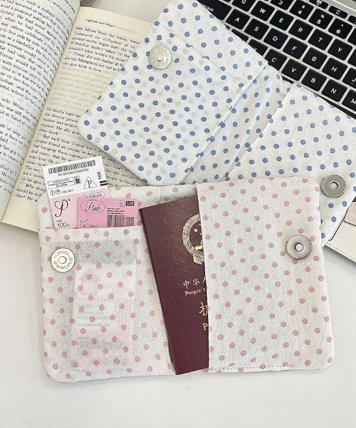 SHEPP（シープ）の「リボンパスポートケース（パスポートケース・レディース・シルバー/ピンク/ホワイト・F）」の4枚目の写真