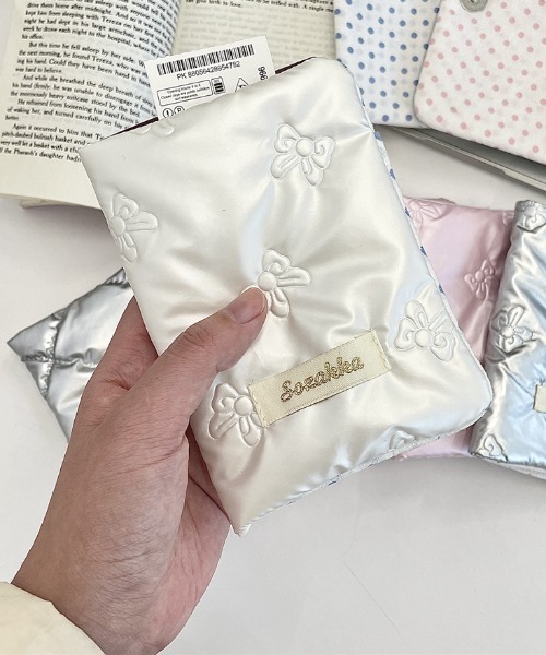 SHEPP（シープ）の「リボンパスポートケース（パスポートケース・レディース・シルバー/ピンク/ホワイト・F）」の10枚目の写真