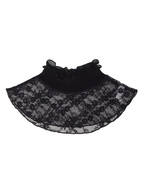 SHOO・LA・RUE（シューラルー）の「シアーネックカバー（その他小物・レディース・アイボリー/ブラック/アイボリー系3/ブラック系3・00）」の7枚目の写真