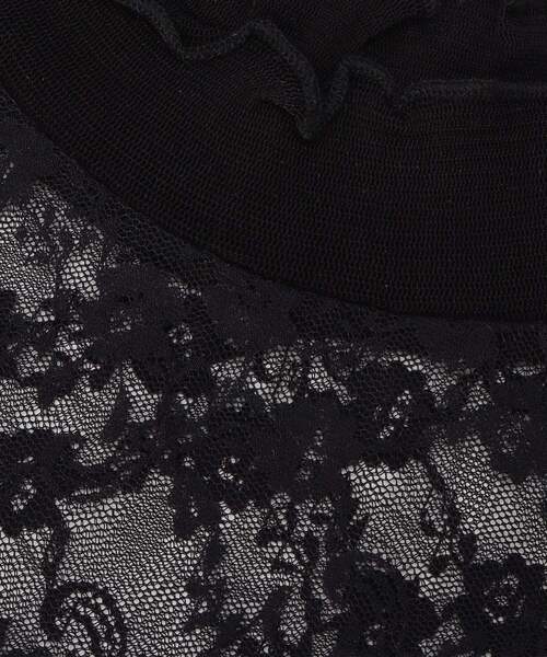 SHOO・LA・RUE（シューラルー）の「シアーネックカバー（その他小物・レディース・アイボリー/ブラック/アイボリー系3/ブラック系3・00）」の8枚目の写真