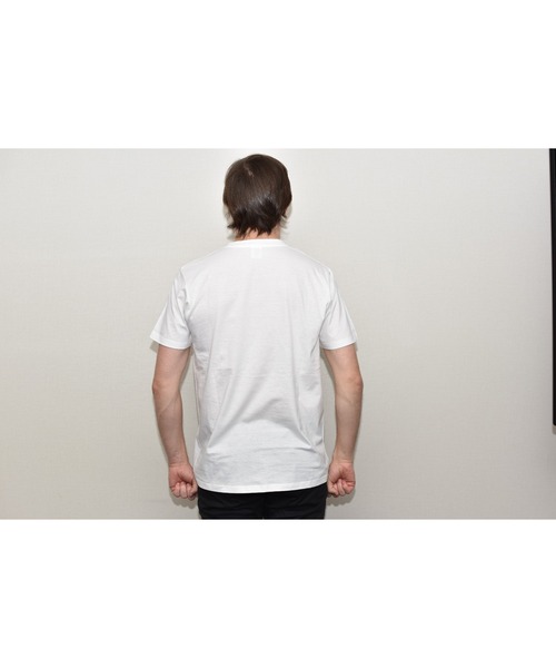 JIN plus（ジンプラス）の「波　神奈川沖浪裏　葛飾北斎　JIN+ 半袖Tシャツ（Tシャツ/カットソー・メンズ・ホワイト系その他2/ホワイト系その他4/ホワイト系その他/ホワイト系その他3・MEDIUM/X-LARGE/SMALL/LARGE）」の9枚目の写真