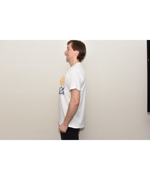 JIN plus（ジンプラス）の「波　神奈川沖浪裏　葛飾北斎　JIN+ 半袖Tシャツ（Tシャツ/カットソー・メンズ・ホワイト系その他2/ホワイト系その他4/ホワイト系その他/ホワイト系その他3・MEDIUM/X-LARGE/SMALL/LARGE）」の12枚目の写真