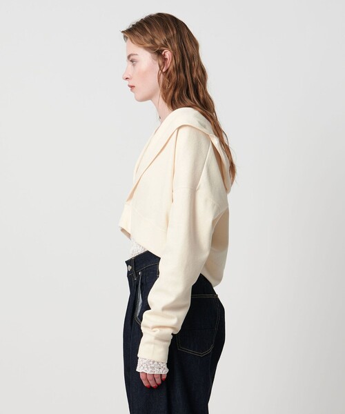 パーカー 「ASTRAET」ブークレー Vネック フーデッドパーカー レディース ASTRAET パーカー 「ASTRAET」ブークレー Vネック フーデッド