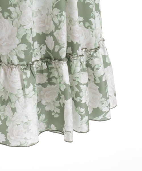 axes femme（アクシーズファム）の「ブルームフラワー柄ワンピース（ワンピース・レディース・ベージュ/ミント/グリーン・FREE）」の14枚目の写真