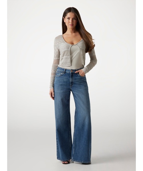 Guess（ゲス）の「NELLIE Ls Cardi Sweater カーディガン レディース（カーディガン/ボレロ・レディース・ブラック/アイボリー・SMALL/MEDIUM/LARGE/X-SMALL）」の16枚目の写真