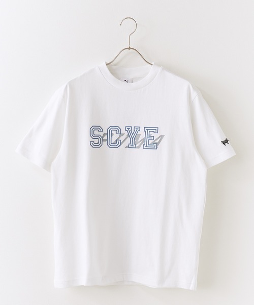 tシャツ PUMA × Scye SS TEE プーマ × サイ 半袖Tシャツ レディース PUMA tシャツ PUMA/プーマ×SCYE/サイ SS TEE Tシャツ メンズ