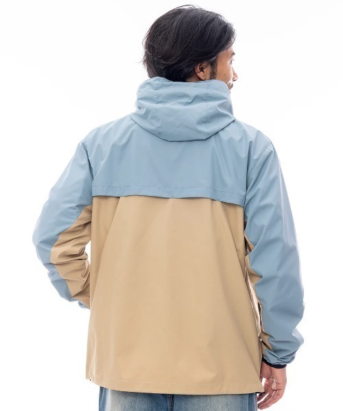 BILLABONG(ビラボン)の「BILLABONG メンズ TRANSPORT WINDBREAKER ジャケット 【2025年春夏モデル】/ビラボンロゴワンポイントウィンドブレーカー(ナイロンジャケット・メンズ・ブラック/ブルー系その他・X-LARGE/LARGE/MEDIUM)」の5枚目の写真