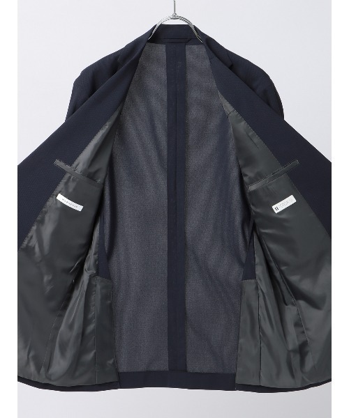 SUIT SQUARE（スーツスクエア）の「最高ジャケット ジャケット ウォッシャブル NON IRON ストレッチ CB06 セットアップ（スーツジャケット・メンズ・ネイビー系/グレー系・L/M/S/3L/LL）」の7枚目の写真