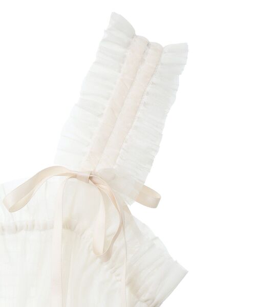 dazzlin（ダズリン）の「dazzlin チュールビスチェ（その他トップス・レディース・オフホワイト/チャコールグレー・FREE）」の8枚目の写真