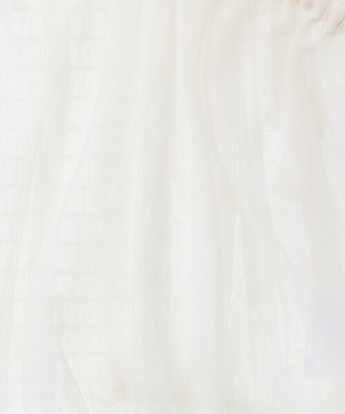 dazzlin（ダズリン）の「dazzlin チュールビスチェ（その他トップス・レディース・オフホワイト/チャコールグレー・FREE）」の6枚目の写真