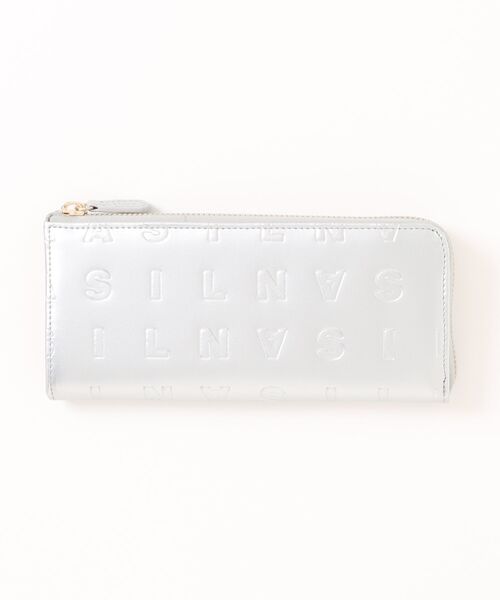 シルナ_ミナコロ（SILNA_minacolo）/SILNAロゴ 型押し L字 長財布 SILNAロゴ 型押し L字 長財布（財布）｜SILNA minacolo