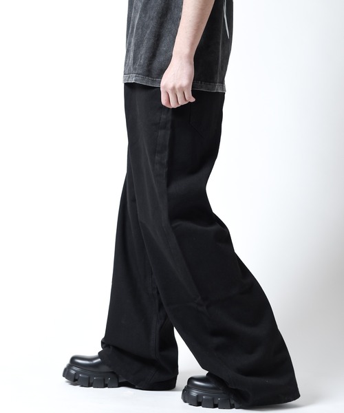 JOHNNY WOLF(ジョニーウルフ)の「FREYA ハイウエスト バギーワイド ストレート デニムパンツ(デニムパンツ・メンズ・サックスブルー/ブラック/ブルー系1/インディゴブルー/ブルー/ブラック系1・S/L/M)」の14枚目の写真