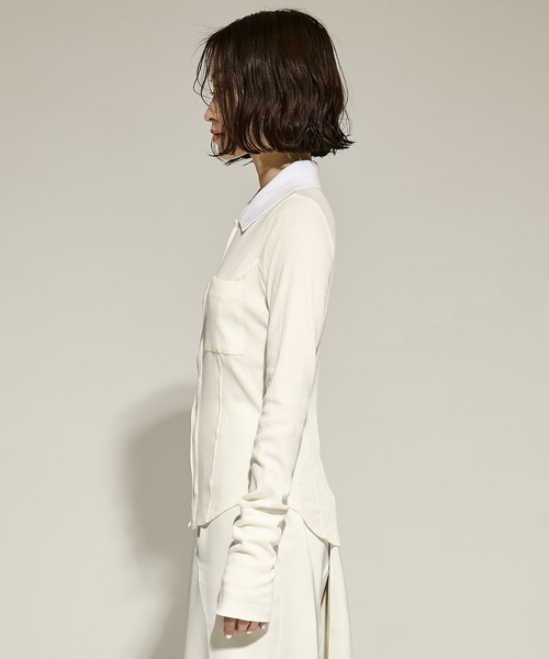ポロシャツ ポロ 「STUDIOUS/ステュディオス」Washable Silk Cotton Polo／シルクコットンポロトップス レディース STUDIOUS ポロシャツ ポロ 「STUDIOUS/ステュディオス」Washable