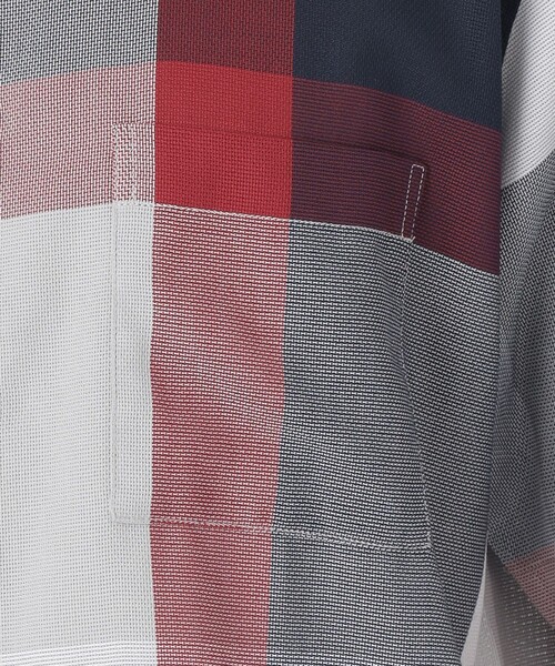 BLACK LABEL CRESTBRIDGE（ブラックレーベル・クレストブリッジ）の「ドビーメッシュクレストブリッジチェックシャツ（シャツ/ブラウス・メンズ・ライトグレー/ベージュ系その他6/ブルー系その他7・S/M/L/XL）」の17枚目の写真