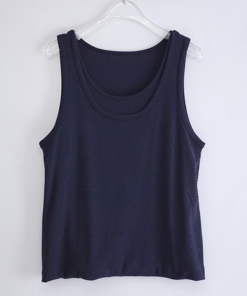 meilmada（メイルマダ）の「レイヤードタンクトップ（タンクトップ・レディース・ベージュ/ネイビー・FREE）」の16枚目の写真