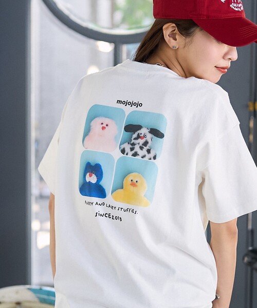 QP3 TORI-CHUU-PARKA バックプリント PUBLUX/パブリュクス mojojojo バックプリントTシャツ 限定展開