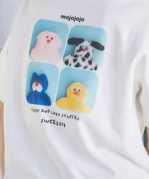 PUBLUX(パブリュクス)の「PUBLUX/パブリュクス mojojojo バックプリントTシャツ 限定展開(Tシャツ/カットソー・レディース・チャコールグレー/オフホワイト/ピンク・フリ-)」の12枚目の写真
