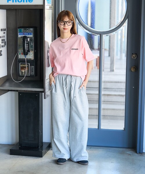❤︎人気色❤︎　mojojojo バックプリントTシャツ限定（チャコールグレー） PUBLUX/パブリュクス mojojojo バックプリントTシャツ 限定展開