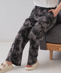 OPAQUE.CLIP | ボタニカルプリントイージーパンツ【洗濯機洗い可】(その他パンツ)