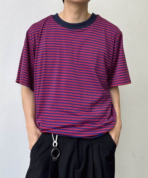 セール】【ユニセックス】ボーダーリンガーTシャツ（Tシャツ