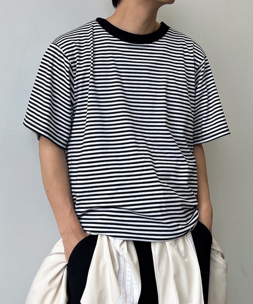 ユニセックス】ボーダーリンガーTシャツ(Tシャツ/カットソー ユニセックス】ボーダーリンガーTシャツ(Tシャツ/カットソー