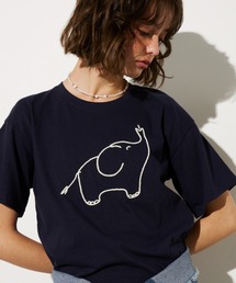 ゾウさん刺繍TEE