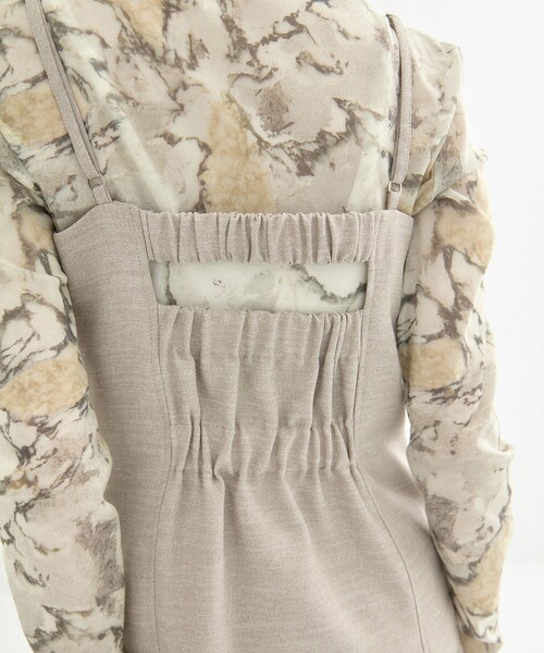 UNITED TOKYO（ユナイテッドトウキョウ）の「【残りわずか！】リネンライクオープンラップデザインビスチェ｜ウォッシャブル/セットアップ可/春服（その他トップス・レディース・グレー/ベージュ・FREE）」の20枚目の写真