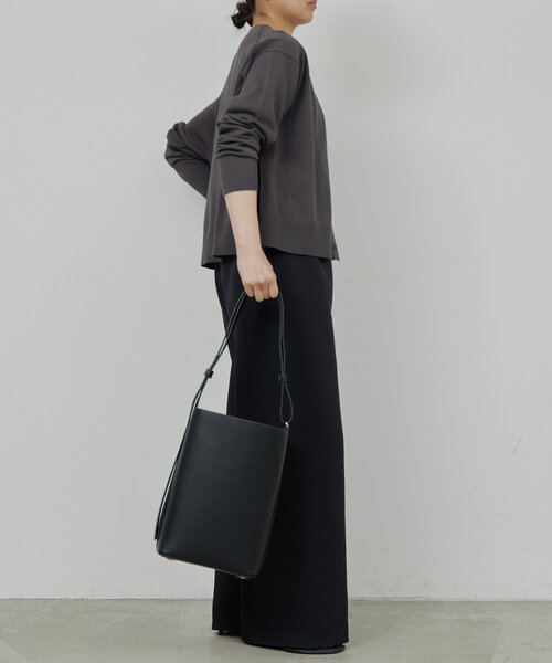 GALLARDAGALANTE（ガリャルダガランテ）の「【アンサンブル対応】アイシーコットンVカーデ（カーディガン/ボレロ・レディース・ピンク/ベージュ/チャコールグレー・FREE）」の9枚目の写真