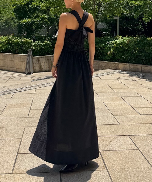 JENNE(ジェンヌ)の「ストライプベアトップワンピース(ワンピース・レディース・グレー/ブラック/サックスブルー・SMALL/MEDIUM/LARGE)」の13枚目の写真