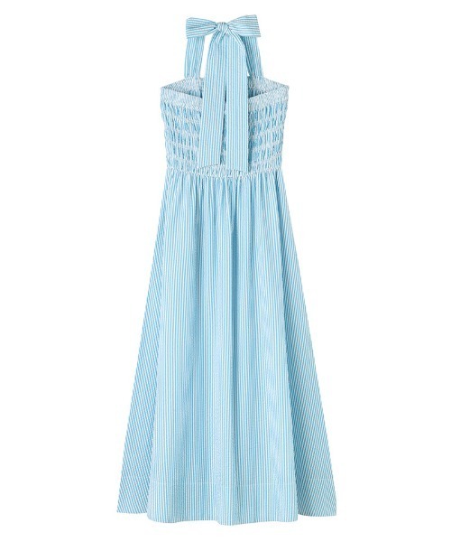 JENNE(ジェンヌ)の「ストライプベアトップワンピース(ワンピース・レディース・グレー/ブラック/サックスブルー・SMALL/MEDIUM/LARGE)」の6枚目の写真