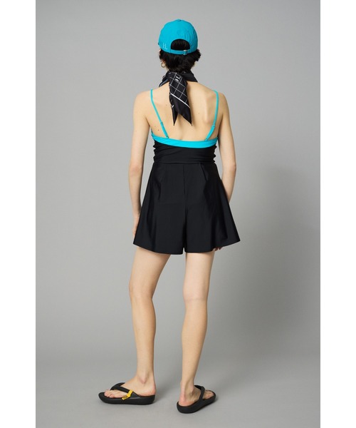 HeRIN.CYE(ヘリンドットサイ)の「Back open swim wear バックオープンスイムウエア(つなぎ/オールインワン・レディース・ブラック/ブラウン・36/38)」の5枚目の写真