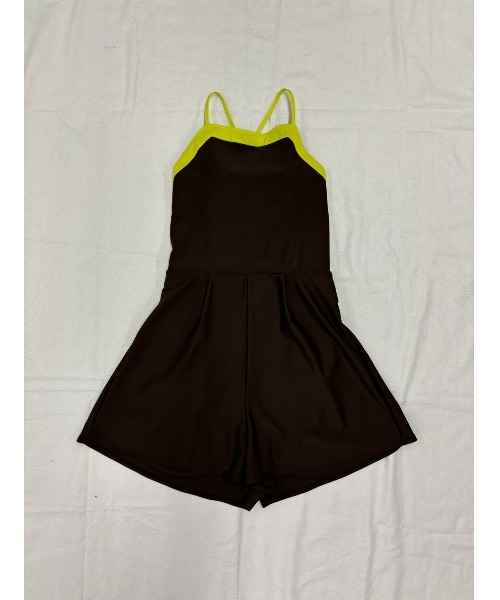 HeRIN.CYE(ヘリンドットサイ)の「Back open swim wear バックオープンスイムウエア(つなぎ/オールインワン・レディース・ブラック/ブラウン・36/38)」の15枚目の写真