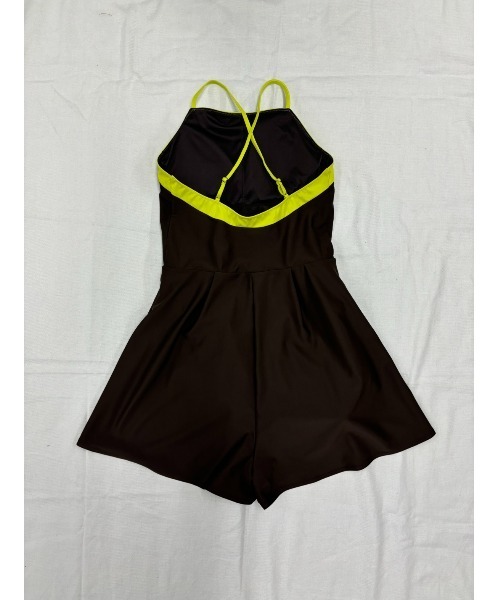 HeRIN.CYE(ヘリンドットサイ)の「Back open swim wear バックオープンスイムウエア(つなぎ/オールインワン・レディース・ブラック/ブラウン・36/38)」の16枚目の写真