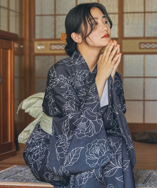 セール】3点セット / アソート柄 2WAY セパレート 浴衣ワンピース