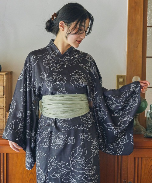 セール】3点セット / アソート柄 2WAY セパレート 浴衣
