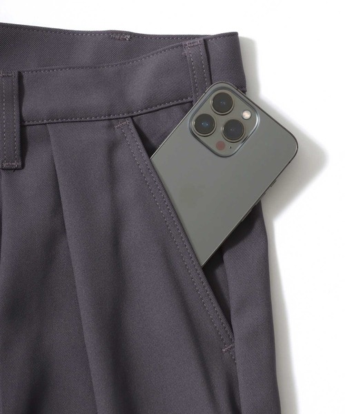 Wrangler（ラングラー）の「Wrangler（ラングラー）WRANCHER SHORTS/ツータックワイドスラックスショーツ メンズ レディース ユニセックス（スラックス・メンズ・ブラック/ブラウン/グレー・M/L/XL/S）」の5枚目の写真