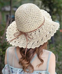 TONE SELECT GOODS | pur chouchou/クロシェ編み リボン 麦わら ペーパーハット P4461(ハット)