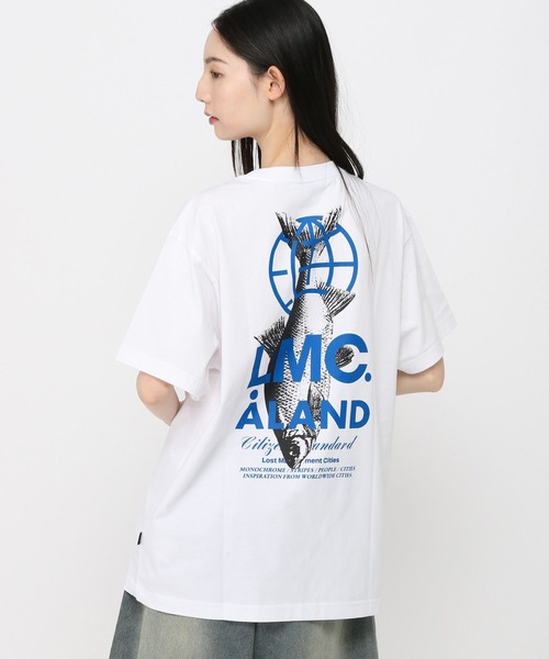 LMCの「【UNISEX】LMC x ALAND/R GLOBE TEE(Tシャツ/カットソー・レディース・ホワイト/ブラック・X-LARGE/LARGE/MEDIUM)」の1枚目の写真