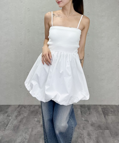 [アパルトモン] 極美品　2way ボリューム　ミニワンピース　チュニック 2wayチュニックワンピース / 2Way Collar Tunic One-Piece |