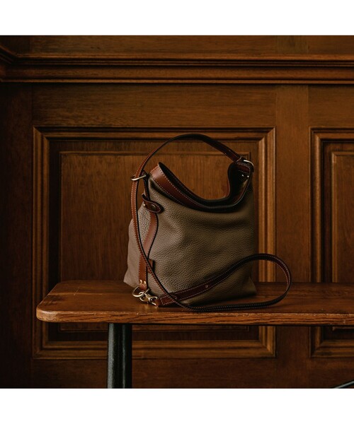 Felisi（フェリージ）の「Felisi（フェリージ） ミニショルダーバッグ 24/37/LD+A（ショルダーバッグ・メンズ・ボルドー/モスグリーン/アイボリー・FREE）」の3枚目の写真