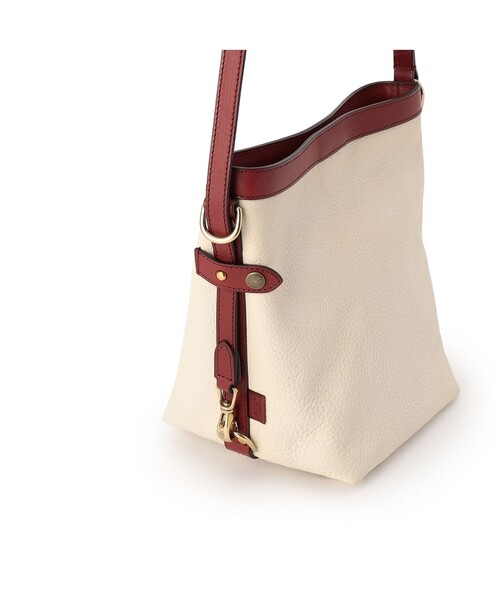 Felisi（フェリージ）の「Felisi（フェリージ） ミニショルダーバッグ 24/37/LD+A（ショルダーバッグ・メンズ・ボルドー/モスグリーン/アイボリー・FREE）」の10枚目の写真