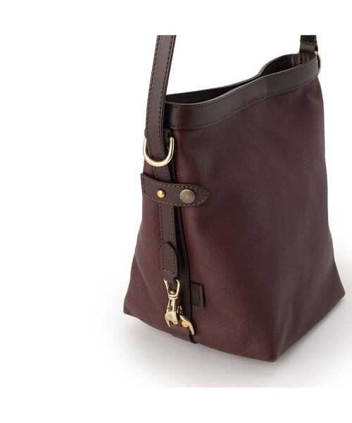 Felisi（フェリージ）の「Felisi（フェリージ） ミニショルダーバッグ 24/37/LD+A（ショルダーバッグ・メンズ・ボルドー/モスグリーン/アイボリー・FREE）」の21枚目の写真