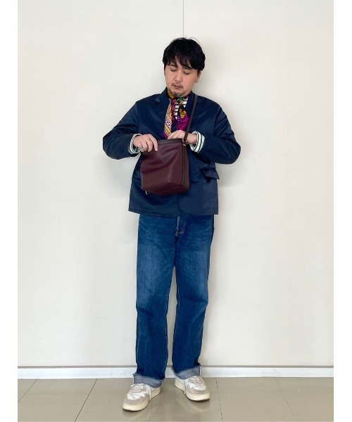 Felisi（フェリージ）の「Felisi（フェリージ） ミニショルダーバッグ 24/37/LD+A（ショルダーバッグ・メンズ・ボルドー/モスグリーン/アイボリー・FREE）」の6枚目の写真