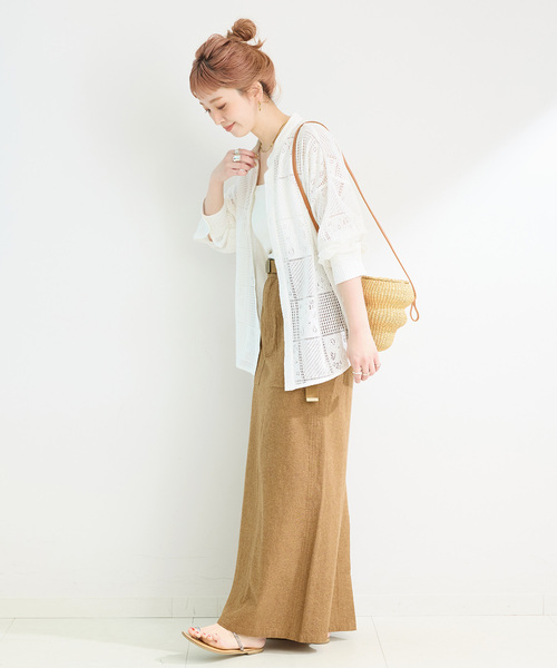 B.C STOCK(ベーセーストック)の「《追加》手洗い可 / レースシャツ(シャツ/ブラウス・レディース・ブラック/ホワイト・FREE)」の17枚目の写真