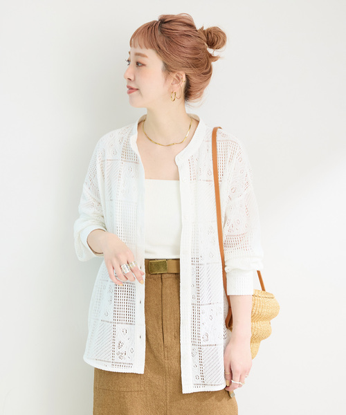 B.C STOCK(ベーセーストック)の「《追加》手洗い可 / レースシャツ(シャツ/ブラウス・レディース・ブラック/ホワイト・FREE)」の21枚目の写真
