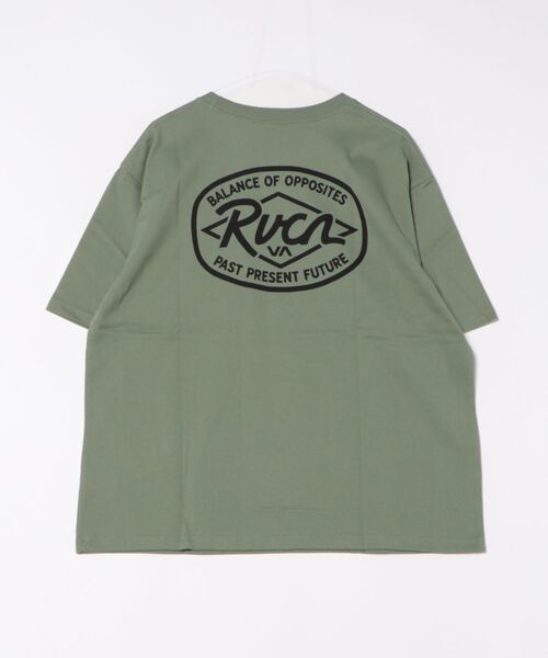 RVCA(ルーカ)の「RVCA/ルーカ 半袖Tシャツ バックプリント ビックシルエット BF04A-201(Tシャツ/カットソー・メンズ・ブラック/カーキ/ホワイト・L/M/S)」の4枚目の写真