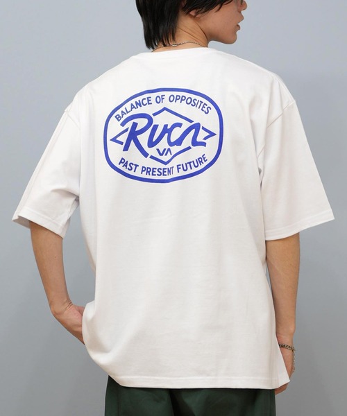 RVCA(ルーカ)の「RVCA/ルーカ 半袖Tシャツ バックプリント ビックシルエット BF04A-201(Tシャツ/カットソー・メンズ・ブラック/カーキ/ホワイト・L/M/S)」の1枚目の写真