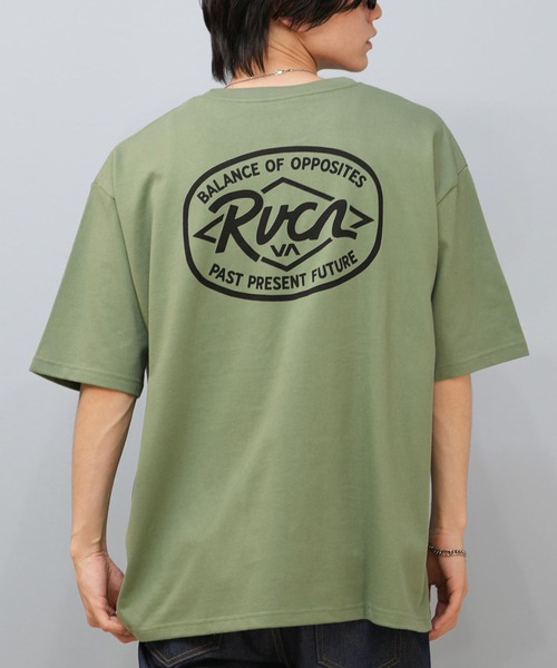 RVCA(ルーカ)の「RVCA/ルーカ 半袖Tシャツ バックプリント ビックシルエット BF04A-201(Tシャツ/カットソー・メンズ・ブラック/カーキ/ホワイト・L/M/S)」の3枚目の写真